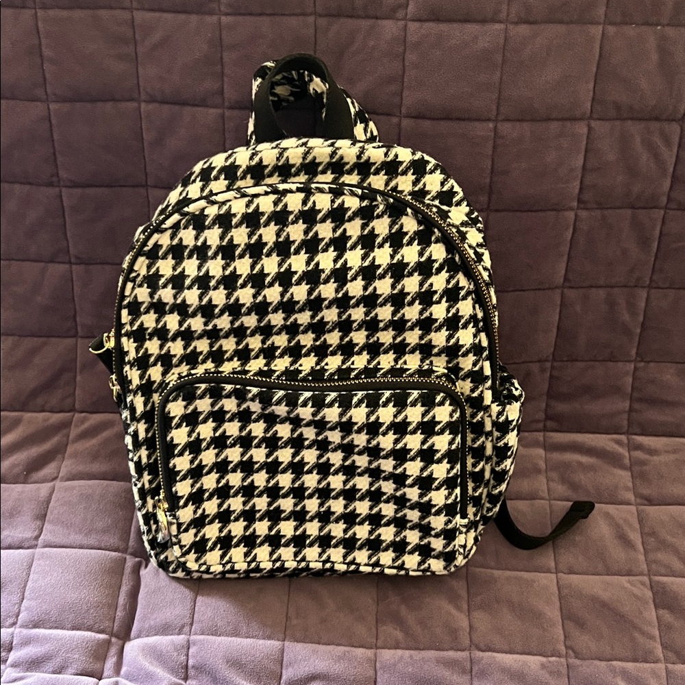 Stoney Clover Lane Houndstooth Mini Backpack
